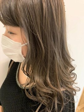 ヘアブランコブランコ 横浜(hair blanco_blanco) ボブウルフ/くびれヘア/グレージュカラー/ココアベージュ/横浜駅