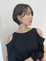 ルネ 北千住(Renee) ハンサムショート_ダークアッシュチェリーブラウンフェミニン