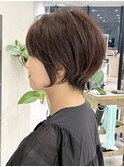 夏の大人ショートボブ