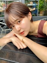 エニ 自由が丘(ENi)&nbsp;マチルダボブ/ピンクベージュ/インナーグレージュ[自由が丘駅]