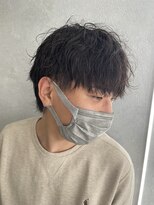 カノンヘアー(Kanon hair) 波巻きパーマ　　ツイストスパイラル　マッシュカット