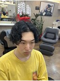センターパートツイストスパイラル