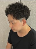 ツイストスパイラルパーマ波巻きスパイラルパーマ群馬太田眉毛