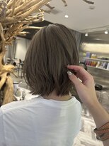 ゼスト 八王子店(ZEST)&nbsp;ブリーチ1回グレージュカラー【古沢みはる】