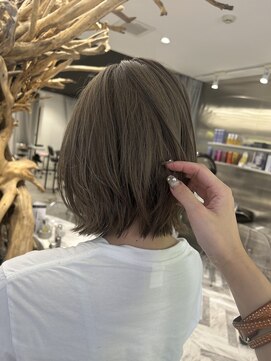 ゼスト 八王子店(ZEST) ブリーチ1回グレージュカラー【古沢みはる】