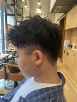 フレンズ 手稲店(friend's)&nbsp;サマースタイルmen'sカット刈り上げツーブロックアップバング