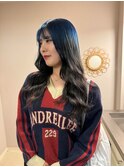 ケアブリーチグラデーションルーツカラー韓国レイヤーカット岡山