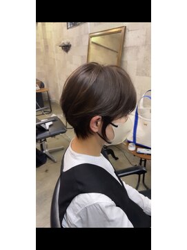 プラグ ヘアーデザイン 大名店(PLUG hair design) ショートボブ/ショートヘア/脱白髪染め/白髪ぼかし/髪質改善