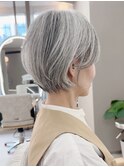 似合わせカットフェミニンショートメルティカラー髪質改善