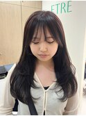 ロングレイヤーカット/顔周りカット