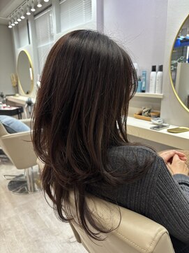 アオ 花咲町(a-o) 大人ナチュラルセミロングレイヤー♪