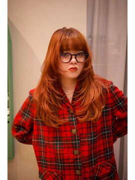 ディドゥダ(di doo dah) レディース　ロングレイヤーオレンジ