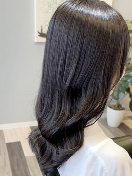 ランソ 新宿(RUNSO) くびれヘア×アプリコットオレンジ×夏×ハイライトカラー