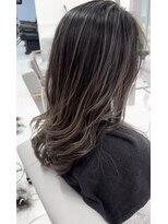 グラスペディア(graspedia)&nbsp;バレイヤージュ/ハイライト/白髪染め/グレージュ/40代/50代