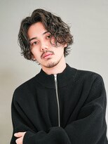 メンズヘアセンス 渋谷(MEN'S HAIR SENSE) フェザーパーマ/センターパート/ニュアンスパーマ/メンズ/眉毛