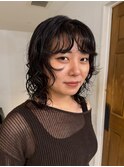 レイヤーパーマ/伸ばしかけパーマ/ウェーブパーマ/ウルフパーマ