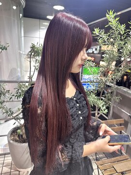 ヘアーアンドメイク ビス(HAIR&MAKE bis) ワンカラーでできるレッドカラー