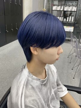 デュー 栄(DEW) 【DEW】ブルーカラー/シースルーマッシュ/ブリーチ