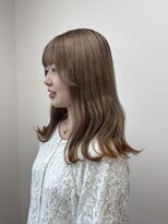 グローバルヘアー バランス(global hair BALANCE)&nbsp;10代20代/裾カラー#ミルクティーベージュ