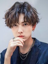 MEN'S HAIR BLEACHi 北18条店【12月5日オープン（予定）】 【BLEACHi】ブロンドルーズパーマ【numberA.×BLEACHi】