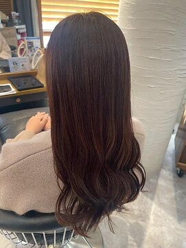 ヘアリゾート粋 トゥジュ 池袋東口店(tujuh) 艶髪ウェーブ/ブラウンアッシュ/髪質改善