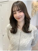 イメチェン/ピンクベージュ/アンブレラカラー/前髪［横浜］