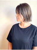 シークレットハイライト/白髪ぼかしカラー/ハイライトグレージュ