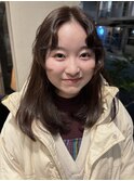 顔周りレイヤー/ブラウンカラー【神戸元町/水原】