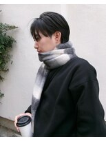ヒントステーション フォーメンズ(HINTSTATION for Men's) 〈浅草 半個室〉 センターパート/ナチュラル