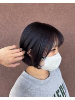 ベルタバイメルク(belta by merc.)&nbsp;ディープバイオレット×ボブイメチェン