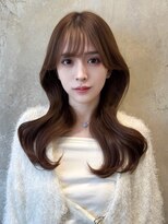 アフロート トウキョウ(AFLOAT TOKYO)&nbsp;小顔顔まわりカット×シースルーバング｜大人かわいいモテヘア