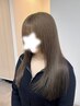 【透け感UP】ブリーチなしダブルカラー＋カット＋補修TR￥12900[船橋]