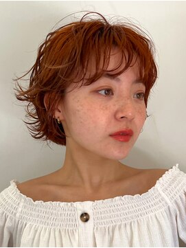アビー(ABBEY) ショートパーマショートカットショートヘアレイヤーパーマボブ
