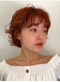 ショートパーマショートカットショートヘアレイヤーパーマボブ