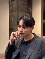 メンズココ メンズパーマ 韓国ヘア 日本橋店(MENS COCO) コンマシースルーセンターパート