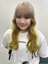 ソアロ(SOARO)&nbsp;【ハイトーン】ホワイトベージュ×イエロー デザインカラー☆彡