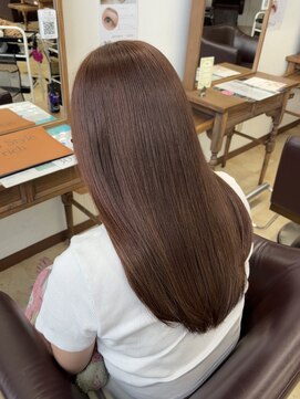 トップスタイル リッチ 【艶重視】暖色髪質改善カラー