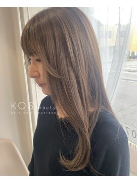 ケーオーエスビューティー(K O S beauty) ブリーチなしのベージュカラー
