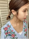 大人かわいい前紙8:2 簡単ヘアアレンジ stylist菅野