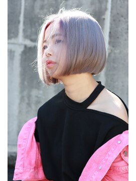 ステラ ヘア デザイン サロン(STELLA hair design salon) パッツンボブ　フルーツカラー　S