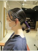 ミディアムヘアアレンジ