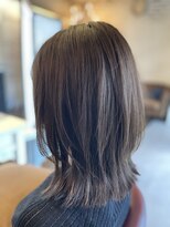 ベレッタ 楠葉店(veretta.)&nbsp;細見えウルフボブ 喜多朝也/30代/40代/50代/ミディアムボブ/艶髪