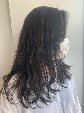 ジュール 池袋(Joule) グレージュ×韓国風ウェーブ巻き