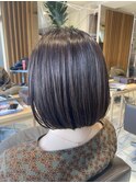 パツンとナチュラルストレート 田町・三田・美容室・CHIAKI