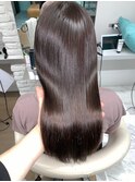 練毛術　地毛風ストレート