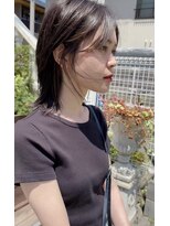 モリオ フロム ロンドン 大宮2号店(morio from London)&nbsp;【なかじま ひびき】インナーハイライト×ウルフヘア