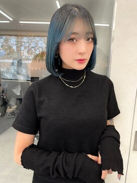 ロンド マーレ 天神大名店(Lond mare) 韓国風小顔カット 顔まわりレイヤー 韓国ヘア 前髪 くびれ髪