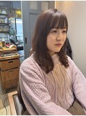 くびレイヤーボブパーマ ベビーピンク髪質改善 ゆるふわパーマ