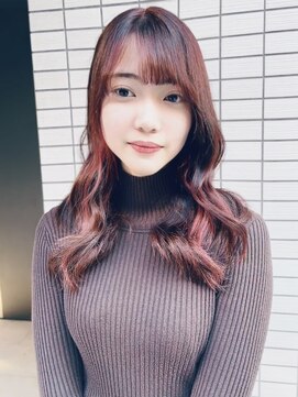 プール(POOL) 【TAISEI】カット＋ブリーチなしで創るピンクブラウンカラー