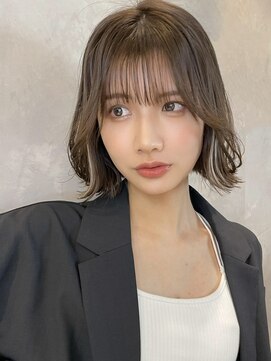 トルネード(TORNADO) ワンホンヘア ワンホン 外ハネボブ 似合わせカット A0209